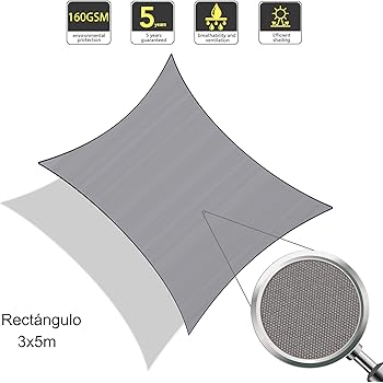 sonnensegel 3x5m