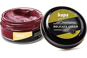 Kaps Crema per la Cura delle Scarpe, Cura Intensiva e Nutrimento per Pelle, Delicate, 70 Colori