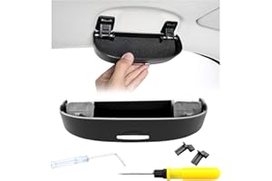 YEE PIN Funda para gafas Lexus ES 300H 350 / NX 200 300H / RX 300 350 450H / UX 200 250H Auto Parasol Organizador de gafas de sol para coche Soporte de gafas de sol