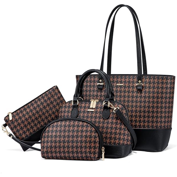 Zzfab 3-Piece Office Tote Bag Set – Crossbody Bag & Wristlet, Professional Synthetic Leather - View #4