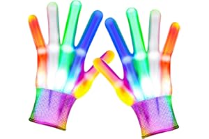 EUCOCO Party Bag Children's Birthday Party Favours Party Decoration Small Gifts for Children Toys from 3 4 5 6 Years Boy Girl LED Gloves Party Gadgets Accessories Wonder Bag Children Halloween