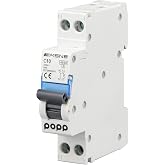 POPP&reg; Industrial Magnetic Thermal Automatic Switch CURVE C DPN SERIES MSN81NC 6A 10A 16A 20A 25A 32A 40A (DPN, 10A)