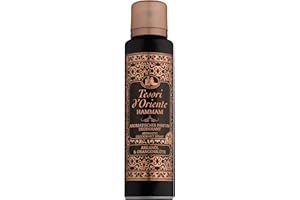 ‎TESORI D'ORIENTE Tesori d'Oriente Parfum Deodorant 'Hammam', 150 ml, aromatisches Deo-Spray mit Argan-Öl und Orangenblüte, Duft zum Träumen, 24 h Schutz, Wellness-Ritual für Körper & Sinne