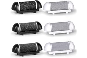 SUWYETH Ersatz-Rollenköpfe für Amopedi Perfect Nachfüller, elektronische Fußfeile, 6 Stück