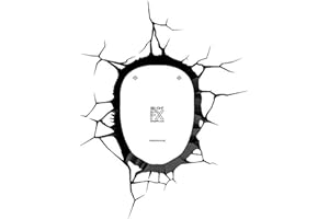 Autocollant de rechange 3D Light FX, Noir, Spiderman - Face