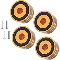 Piedini Isolanti Altoparlante Tertullus - Ammortizzatori Vibrazioni In Alluminio Con Viti E Adesivo