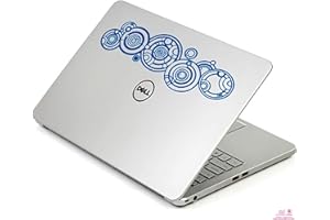 Artstickers. Autocollant pour Ordinateur Portable 11" et 13" Motif Doctor Who Gallifreyan. Autocollant pour MacBook Pro Air Mac. Couleur : Bleu. Cadeau Spilart, Marque déposée.