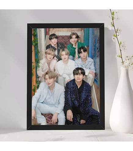 manas BTS V Photo Frame For BTS Fans/Room Decor/Gifting/Living