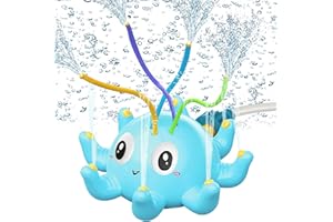 KIKVTER Giochi Acqua Bambini, Giochi d'acqua per Bambini, Giocattoli Sprinkler, Giochi da Giardino per Bambini, Giochi da Esterno per Bambini,per Irrigatore per Cortile, Prato, Attività All'Aperto
