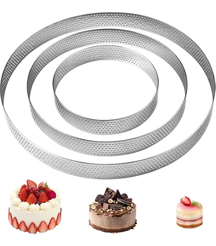 Gobel Anello Per Vacherin In Acciaio Inox | H 6 Cm | Stampo Per Dolci E Meringhe | Made In France
