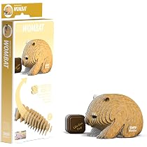 EUGY 3D-Modell-Bastelset „Desert Spadefoot Toad“ – Aus Karton, ökologisch, Für Kinder & Sammler