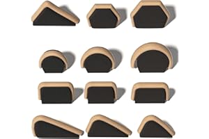 ACTIMED Pottery Tools Bechergriffformen, kleine Tassengriffformen für kleine Tassen, Keramikformen für Keramik, Bechergriff-Werkzeug für Keramik, Keramikwerkzeuge für Keramik, 12 Formen und Größen