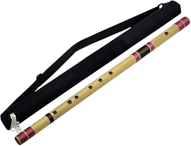 Base Bambus Flöte quer indische Bansuri (G # Tune) indische ...