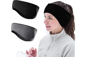 BOYATONG 2 Stück Stirnband Damen Sport, Stirnband Herren Winter, Headband Damen zum Joggen Laufen Wandern Radfahren und Motorradfahren