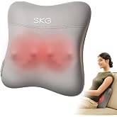 SKG VS500 Masaj Yastığı | Bel Sırt Boyun Kal&ccedil;a Omuz | Isı Destekli, Kablosuz, Ergonomik, Type-C Şarjlı