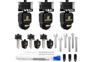 3-delars P2S Hotend-kit 0,2/0,4/0,6 mm för Bambulab | Inkluderar munstycken av härdat stål och silikonhylsa, 3D-skrivartillbehör med rengöringsnålar, kompatibelt med Bambu Lab P2S