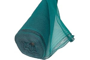 Yuzet 1m x 50m Green Windbreak Shade Netting, Garden Privacy, Plant Protection, Extra-strong Fabric, Sun and Wind Protection