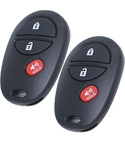 Vurkcy 2-Pack Key Fob Replacement For Toyota 4Runner, Camry, Highlander, RAV4, Tacoma & More (FCC ID: N104T) - View #11