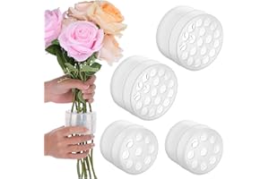 TIESOME 4 soportes para flores, soporte para tallo de flores Twister en espiral, soporte para tallos de ikebana, soporte para tallos, para manualidades, ramo de flores, soporte para arreglos florales