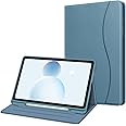 FINTIE Case for Samsung Galaxy Tab S6 Lite 10.4 Inch 2024/2022/ 2020 with S Pen Holder, Multi-Angle Viewing Soft TPU Back Cover with Pocket Auto Wake/Sleep, Z-Ocean Blue