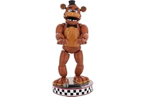 Cableguys Five Nights At Freddy's: Freddy Controller Holder & Phone Stand - Gaming Accessories for Room and Desk Setup, Holder Compatible with Xbox, PlayStation & Most Standard Game Controllers