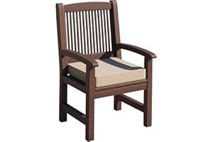 sunnypillow Chair Cushion with Removable Cover - Cushion with Straps for Chairs - Outdoor Seat Cushion - Chair Cushion for Home and Garden - 40 x 40 x 5 cm - Seat Cushion for Garden Furniture Cream