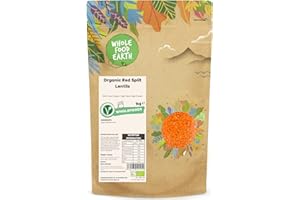 Wholefood Earth - Organic Red Split Lentils, 1 kg