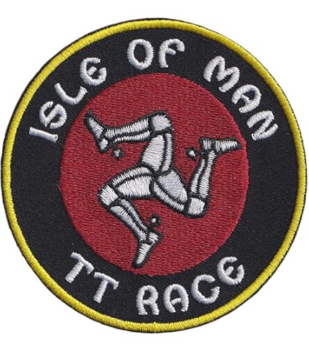 Patch Brodé Thermocollant From Hawaii With Love - Diamètre 8cm - Style Rétro Moto Auto Garage