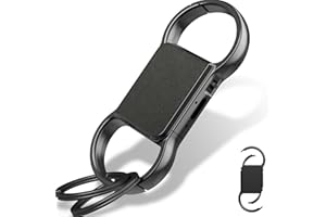 Hinne 64GB Keychain Voice Recorder,Audio Recording Device with Triple Noise Reduction,Voice Activated Recorder 800 Hours Capacity,HD Playback for Lectures,Meetings,Interviews