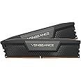 CORSAIR VENGEANCE DDR5 RAM 32GB (2x16GB) 5200MHz CL40 Intel XMP iCUE Compatible Computer Memory - Black (CMK32GX5M2B5200C40)