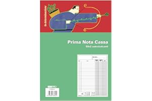 EDIPRO - E5359A - Blocco prima nota cassa 50x2 autoricalcante (entrate - uscite) f.to 29,7x22