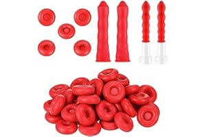 VPB Bouchons de tube en silicone, bouchons de calfeutrage, bouchons de calfeutrage, bouchons de calfeutrage, bouchons de calfeutrage pour sceller et protéger les tuyaux de calfeutrage (30Pcs)