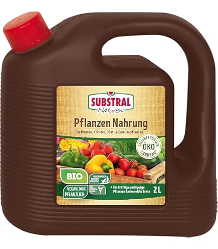 NatureHolic Tomatendnger Flssig 1L  Organischer Vinasse Gemsednger mit  3 Lebenden Mikroorganismen-Kulturen  Extra Kalium fr Tomaten  Vegan :  Amazon.de: Garten