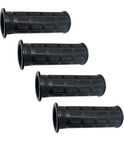 Accessoire Chariot Antidérapant Lot De 4 Poignées De Brouette En Caoutchouc - 30mm Pour Vélo, Fauteuil Roulant Et Moto Accessoire Vélo Tondeuse