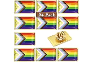 OMNISEXUAL 12/24/100/150 Pcs New Intersex Inclusive Progress Pride Pin Brooches Rainbow Gay Flag Badge Brooch LGBT Enamel Progressive Lapel Badges Pins Bulk Decoration for Clothes and Bags Gifts