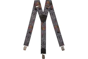 Olata Bretelles Y pour Hommes à Motifs - 4 cm