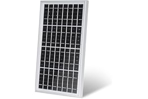 ECO-WORTHY 10W El Panel Solar para Cargar la batería 12V