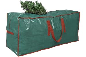 ProPik förvaringsväska för julgran | Passar upp till 2,3 m demonterat träd | 114 cm x 38 cm x 50 cm semesterkonstgjort träd | Perfekt förvaringsbehållare med elegant dragkedja och handtag