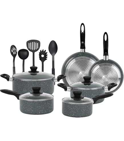 COOKER KING – Set Di Pentole In Acciaio Inox Antiaderente Con Rivestimento In Ceramica – 10 Pezzi – Adatto A Induzione E Forno