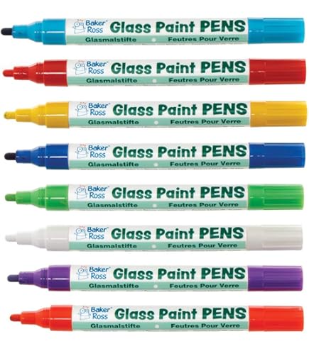 Baker Ross FE832 Christmas Multifunctional Deco Paint Pens - Pack of 10