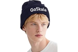 GOSKALA Berretto da uomo e donna, caldo berretto invernale unisex in maglia, antistatico, taglia unica per il freddo