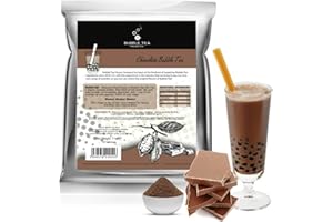 BUBBLE TEA HOUSE CO. Chocolate Bubble Tea Powder, (1kg / 33 servings) - Make Bubble Tea at Home - Ideal for Frappes, Coffee, Boba Tea, Milkshakes - Gluten Free, Halal Certified.