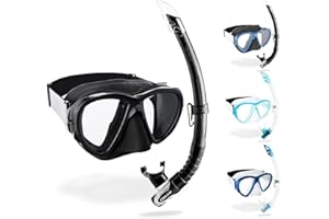 Cressi Fiji - Mask or Combo Set Mask Fiji + Snorkel Gamma Diving and Snorkelling, One Size, Unisex Adult