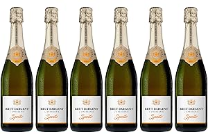 Brut Dargent L'Orangerie Spritz - Spritz prêt à déguster élaboré à partir de vin mousseux et d'une liqueur amère aux arômes naturels d'orange et d'herbes (6 x 0.75 L)