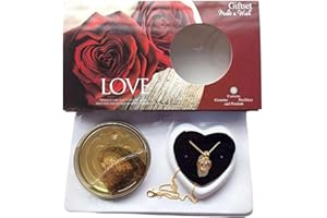 PESSRRTEWG Collana con ciondolo per San Valentino, collana con ostrica di perle coltivate con scatola, kit di creazioni d'amore, kit fai da te, perla in ostrica per donne e ragazze