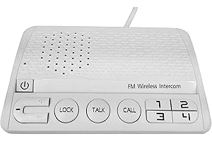 ADCB Eagle 2 Way Wireless Cordless 13A Plug in Mains INTERCOM System Desk Wall Mount Pair