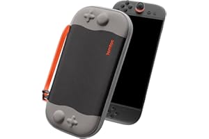 tomtoc Slim Tasche Kompatibel mit Nintendo Switch 2 (2025), Geruchlose Filz Ultradünn Carry Case für Konsole und 12 Spiele, Harte Schutzhülle Tragetasche mit Original-Patent und Militärstandard-Schutz