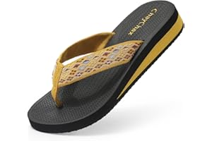 ChayChax Chanclas de Cuña para Mujer Suave Sandalias de playa Ligero Pantuflas Verano Zapatillas Antideslizante