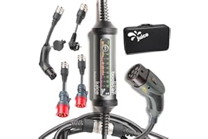 ‎SMART JUICE Juice Booster 2 - Mobile Ladestation 22 kW, Schweizer Design, Adapter für alle Steckdosen, Typ 2 Ladekabel, automatische Adaptererkennung, wetterfest & robust