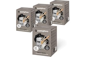Paellissimo - Kit Preparado para Arroz Negro, Paella de Pescado con Tinta de Sepia | Plato Precocinado Casero 100% Natural y Sin Gluten | 2-3 Personas | 4 Unidades